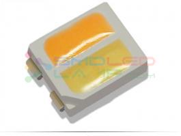 PLCC4 Bi Color Smd Led Chip 3528 0.06 Watt White / Warm White Emitting Color