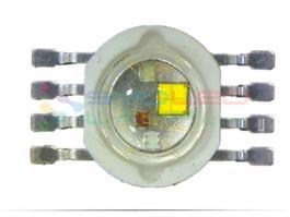 PLCC8 High Power 8 Pin SMD LED 4w , Rgbw Led Diode 1200 MA Current