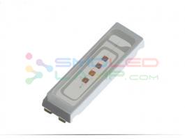 High Voltage 8 - 9V 0.8 W 1w Led Chip , Yellow 4 Chip Led 2 Years Warranty